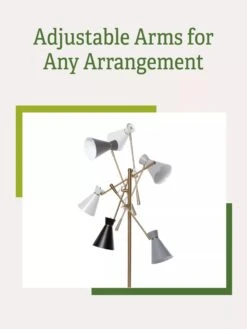 Adjustable 3-Arm Grow Lamp 4 Adjustable 3-Arm Grow Lamp -Gardene Supply Sales 3 Arm 3