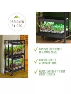 Compact 2-Tier SunLite® Garden -Gardene Supply Sales 39 414 7