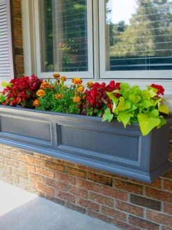 Fairfield Self-Watering Window Box, 4’ -Gardene Supply Sales 39345 100V tif