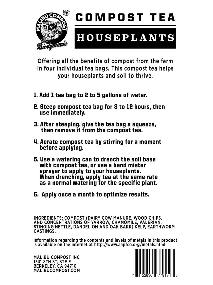 Malibu Compost Tea for Houseplants Malibu Compost Tea For Houseplants -Gardene Supply Sales 3 4 crop 8600164 02V