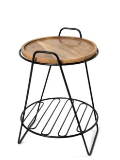 Hairpin Plant Stand With Shelf -Gardene Supply Sales 3 4 crop 8612670 222