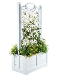 Separate Flower Box With Trellis -Gardene Supply Sales 3 4 crop 8613626 14V