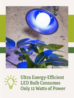 Miracle LED® Grow Light Bulb, Blue -Gardene Supply Sales 3 4 crop Miracle Bulb Blue 2