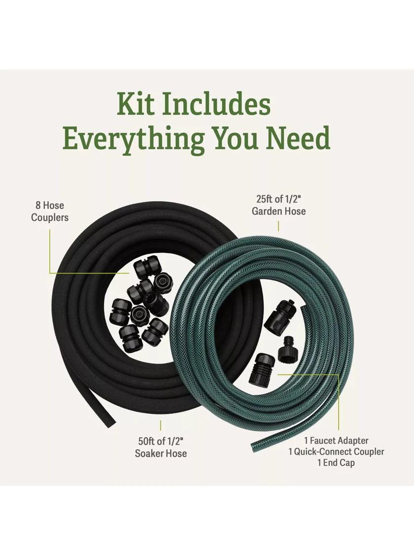Snip-n-Drip Soaker Hose System Snip-n-Drip Soaker Hose System -Gardene Supply Sales 40 205 inclusion 3 4