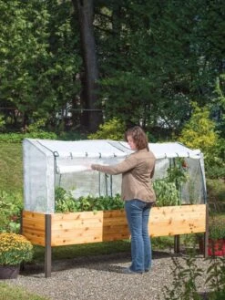 Elevated Planter Box, Frame And 2 Covers Kit, 2' X 8' 4 Elevated Planter Box, Frame And 2 Covers Kit, 2' X 8' -Gardene Supply Sales 8587631 304 tif 1