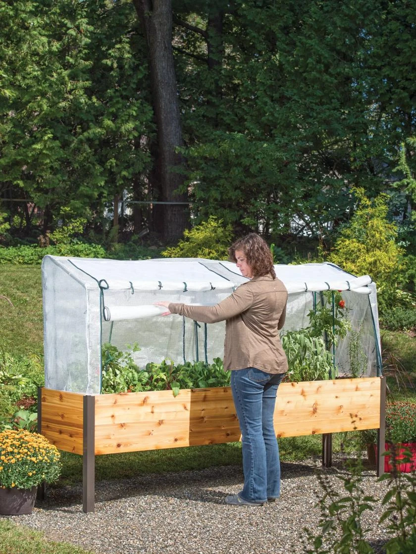 Elevated Planter Box, Frame and 2 Covers Kit, 2' x 8' Elevated Planter Box, Frame And 2 Covers Kit, 2' X 8' -Gardene Supply Sales 8587631 304 tif 1