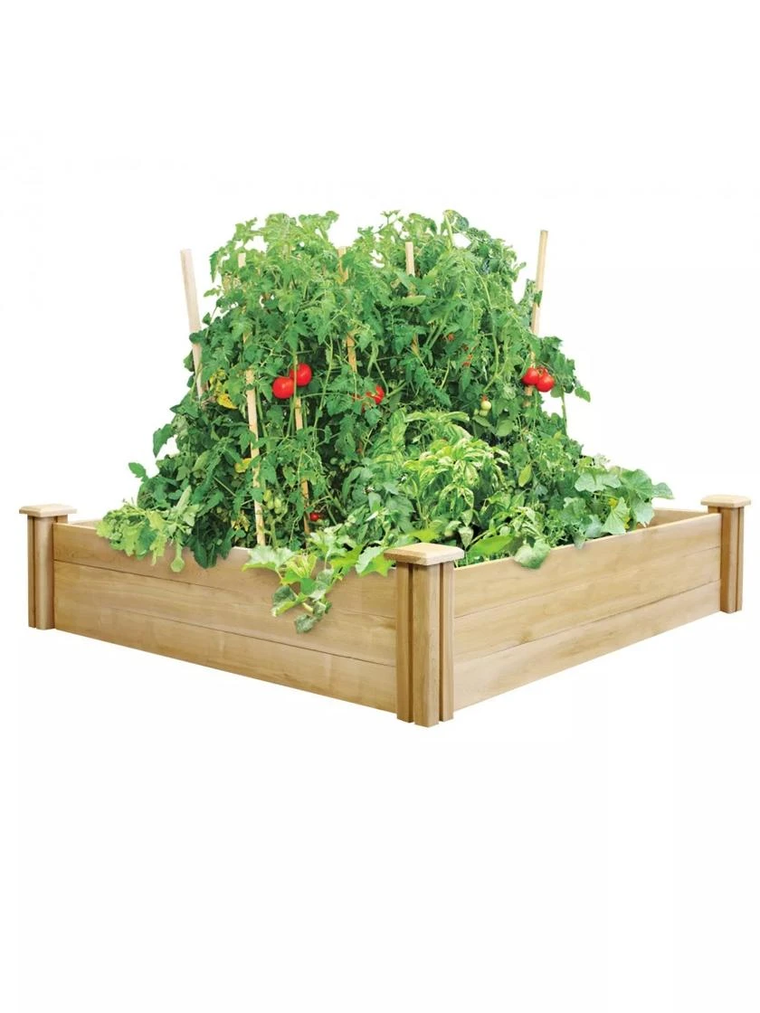 4' Cedar Raised Beds 4' Cedar Raised Beds -Gardene Supply Sales 8588176 01V greenes customizable raised bed 4x4 1