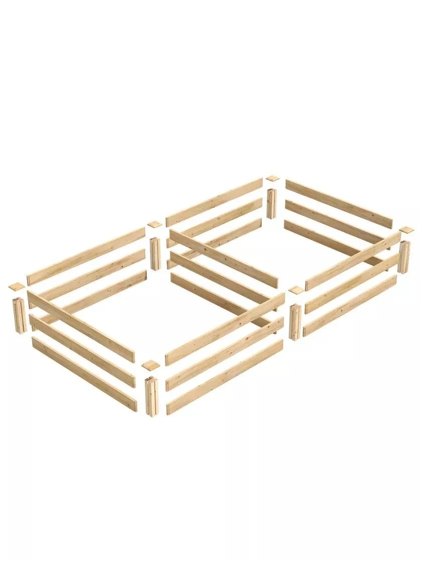 4' Cedar Raised Beds 4' Cedar Raised Beds -Gardene Supply Sales 8588177 03V