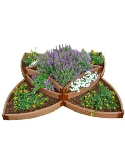 Classic Sienna Versailles Sunburst Raised Garden Bed With 2" Boards -Gardene Supply Sales 8588252 07v
