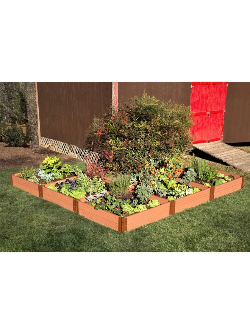 L-Shaped Composite Raised Bed, 12'x12' with 1" Boards L-Shaped Composite Raised Bed, 12'x12' With 1" Boards -Gardene Supply Sales 8588254 03v
