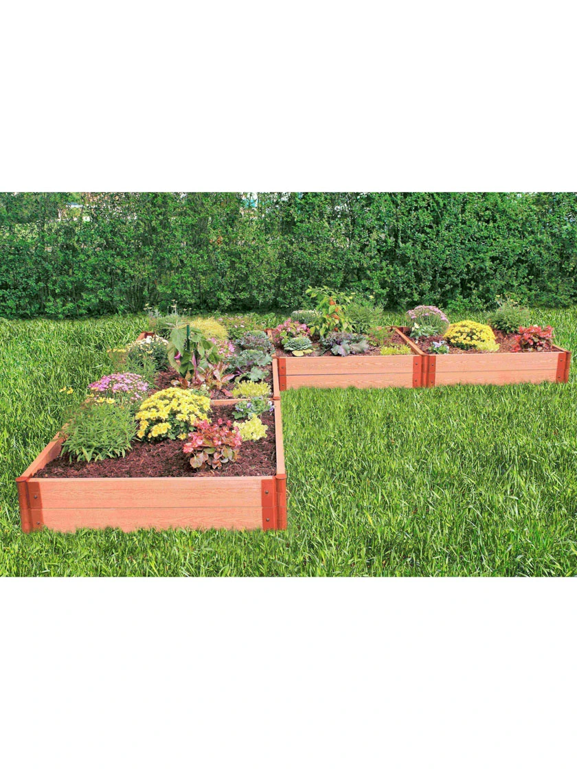 Classic Sienna Raised Garden Bed "L" Shaped with 2" Boards Classic Sienna Raised Garden Bed "L" Shaped With 2" Boards -Gardene Supply Sales 8588255 05v