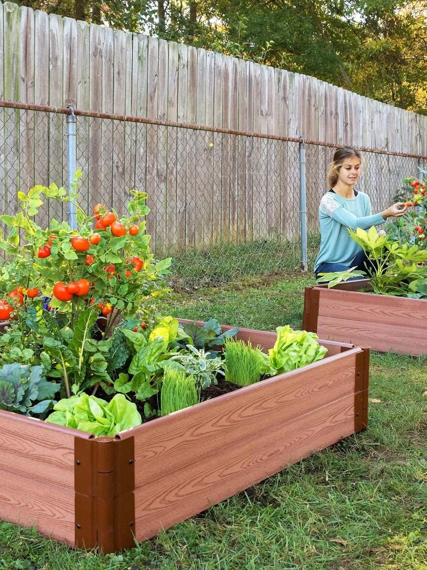 Composite Raised Bed with 1" Boards, 11" Composite Raised Bed With 1" Boards, 11" -Gardene Supply Sales 8588269 03V tif