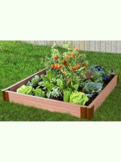Classic Sienna Composite Raised Bed, 5-1/2" High With 2" Boards -Gardene Supply Sales 8588270 02v