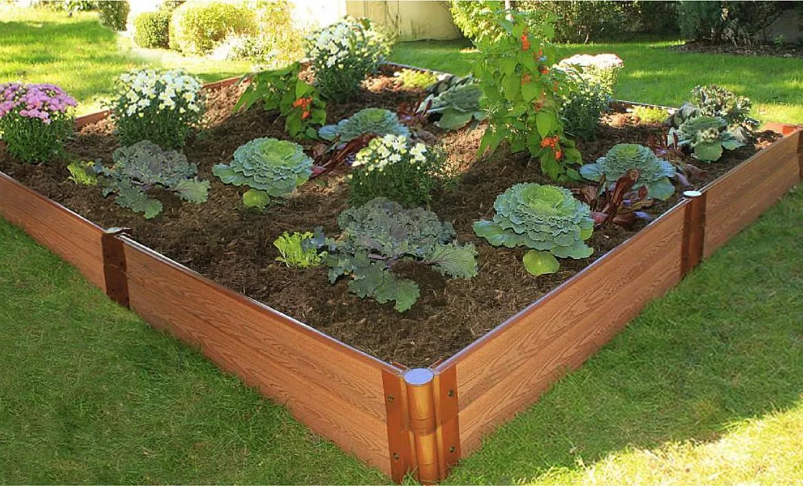 Composite Raised Bed with 1" Boards, 11" Composite Raised Bed With 1" Boards, 11" -Gardene Supply Sales 8588274 01V tif