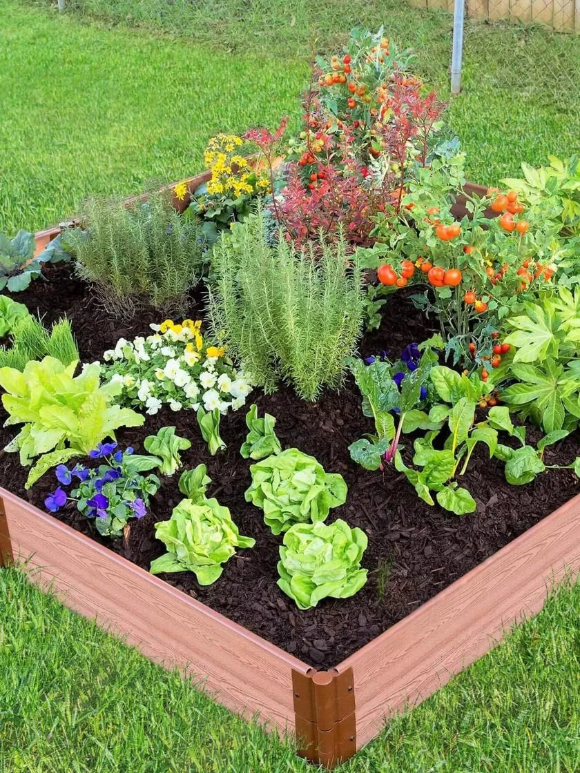 Composite Raised Bed with 1" Boards, 11" Composite Raised Bed With 1" Boards, 11" -Gardene Supply Sales 8588274 03V tif
