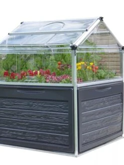 Canopia® By Palram Plant Inn™ Raised Bed Greenhouse, 4' X 4' -Gardene Supply Sales 8588308 08V tif