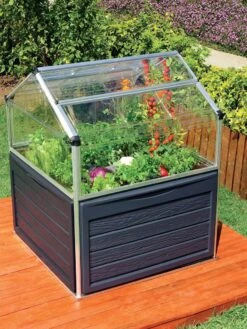 Canopia® By Palram Plant Inn™ Raised Bed Greenhouse, 4' X 4' -Gardene Supply Sales 8588308 16V jpg