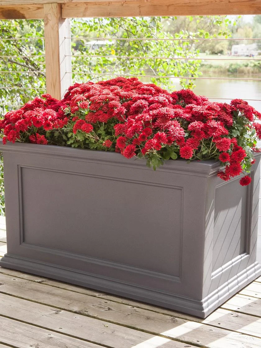 Fairfield Self-Watering Patio Planters, 20” x 36” Fairfield Self-Watering Patio Planters, 20” X 36” -Gardene Supply Sales 8588417 204V tif