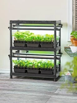Stack-n-Grow Lights - Base Unit -Gardene Supply Sales 8590139 001E Stack N Grow 2 Tier Light System tif 1