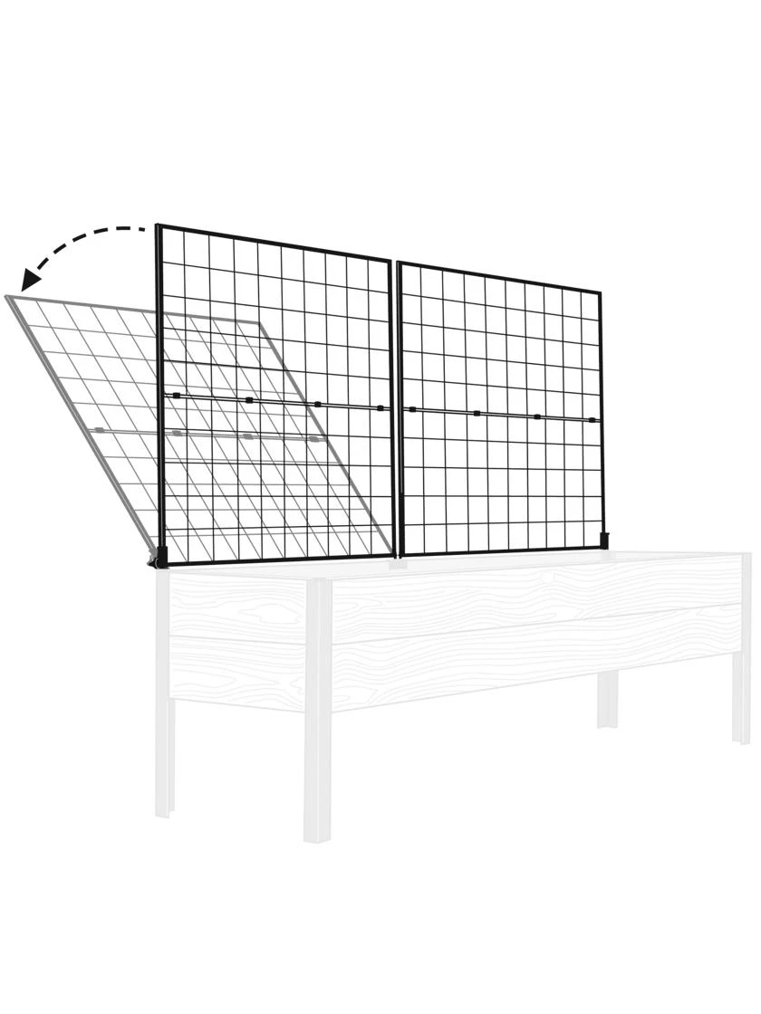 Space-Maker Pivoting Trellis, 8' Space-Maker Pivoting Trellis, 8' -Gardene Supply Sales 8590367 001E psd