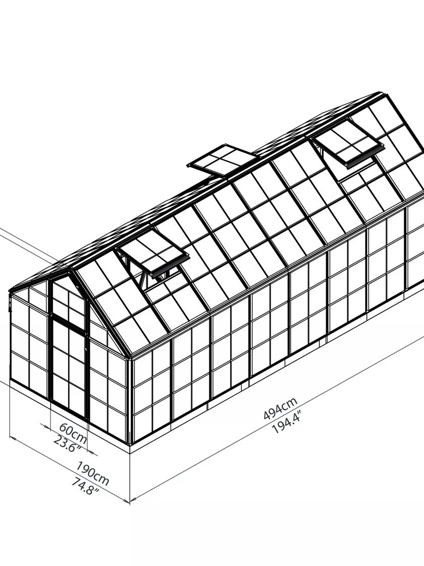 Canopia® by Palram Snap & Grow Greenhouses Canopia® By Palram Snap & Grow Greenhouses -Gardene Supply Sales 8591046 03V tif