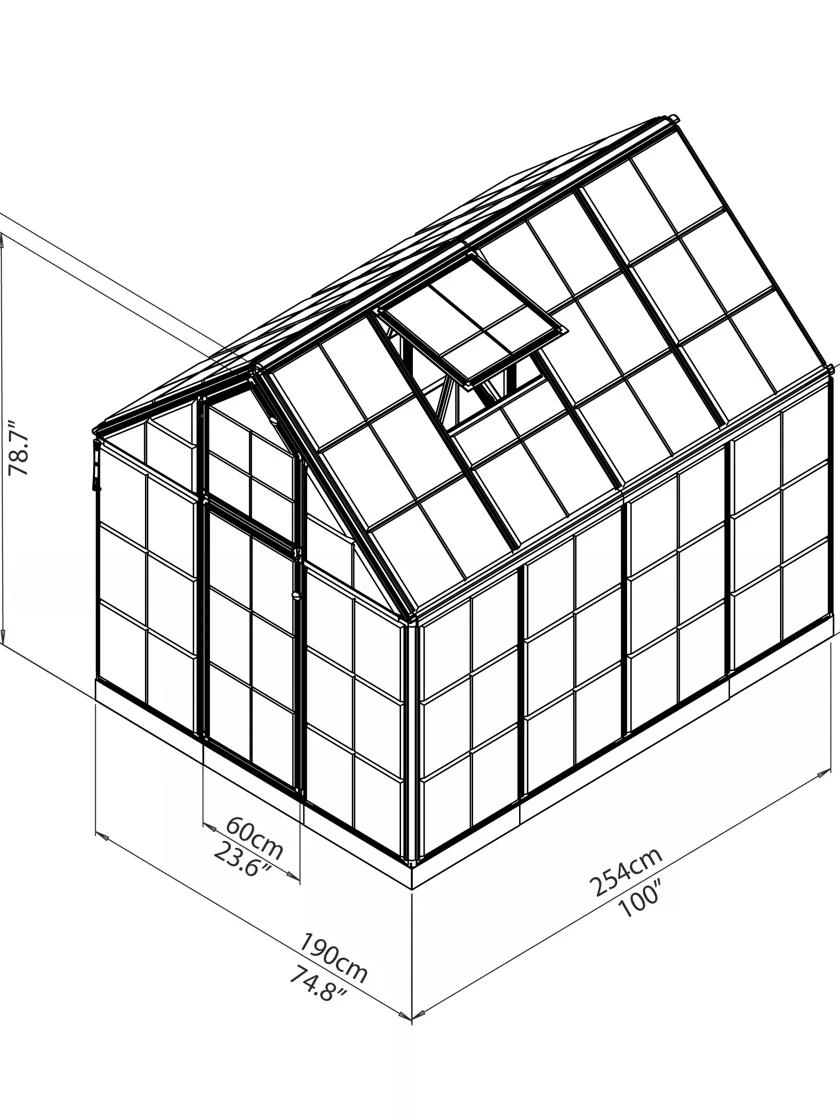 Canopia® by Palram Snap & Grow Greenhouses Canopia® By Palram Snap & Grow Greenhouses -Gardene Supply Sales 8591051 04V tif