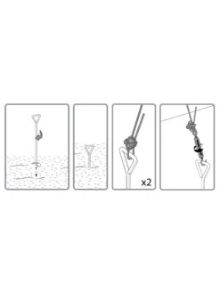 Canopia® By Palram Anchoring Kit For Snap & Grow™ Greenhouse -Gardene Supply Sales 8591357 08v