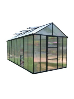 Canopia® By Palram Glory™ Greenhouse, 8' -Gardene Supply Sales 8591549 02v glory greenhouse 8 x 16 ft