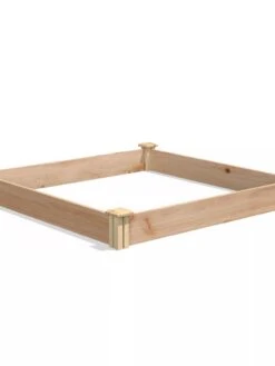 Cedar Raised Garden Bed, 4' X 4' X 6" -Gardene Supply Sales 8591724 04V tif