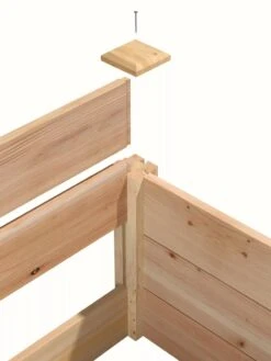 Cedar Raised Garden Bed, 4' X 4' X 6" -Gardene Supply Sales 8591724 06V tif