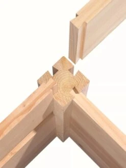 Cedar Raised Garden Bed, 4' X 4' X 6" -Gardene Supply Sales 8591724 07V tif