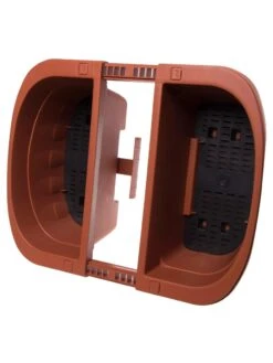 Self-Watering Saddle Railing Planter, 16" 3 Self-Watering Saddle Railing Planter, 16" -Gardene Supply Sales 8592175TC 2028z tif