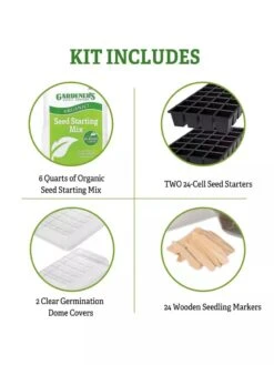 Organic GrowEase Seed Starting Success Kit -Gardene Supply Sales 8592393 4