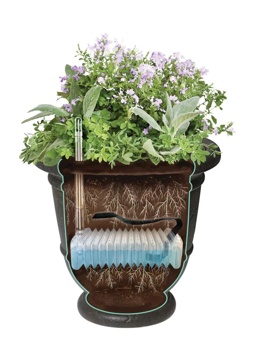 Kylemore Self-Watering Urn Planter Kylemore Self-Watering Urn Planter -Gardene Supply Sales 8592688 SWKylemore art tif
