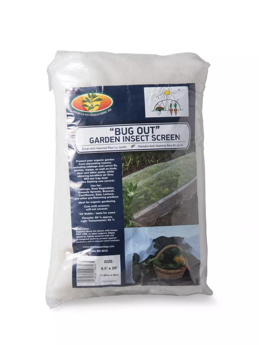 Bug Out Garden Insect Screen, 6-1/2' x 20' Bug Out Garden Insect Screen, 6-1/2' X 20' -Gardene Supply Sales 8594272 1796 tif