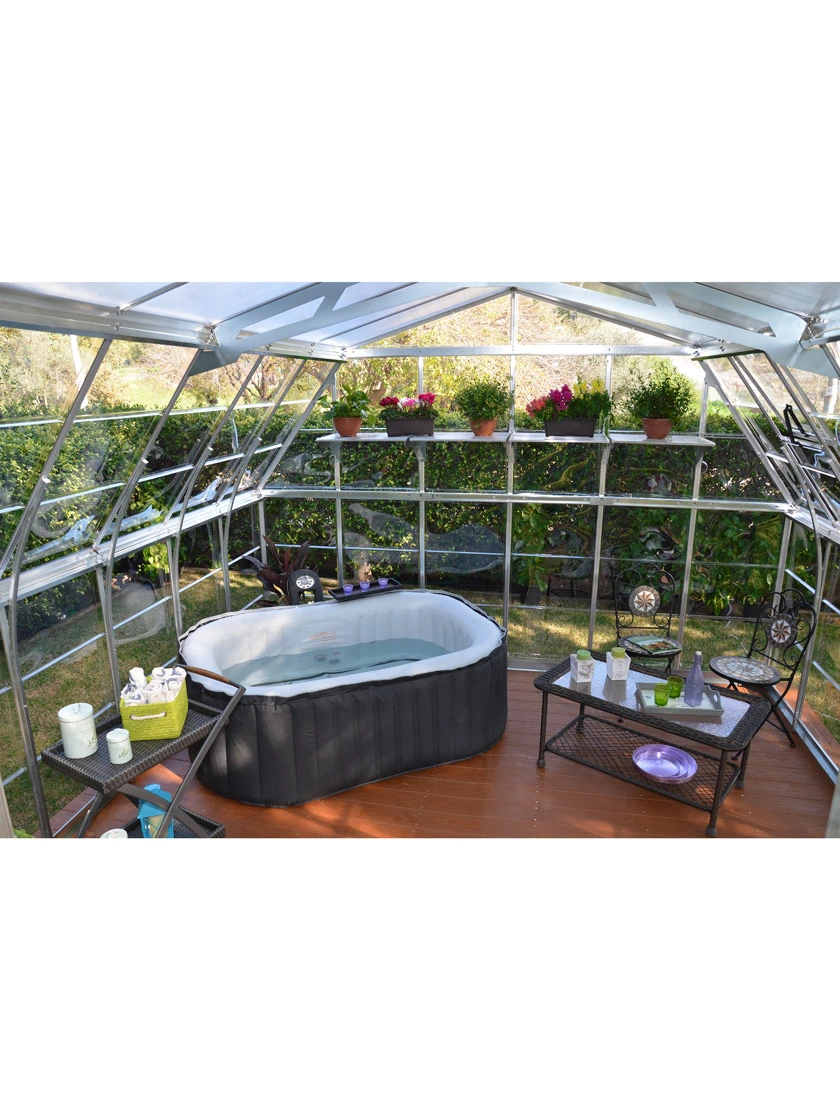 Canopia® by Palram Americana™ Greenhouse, 12' x 12' Canopia® By Palram Americana™ Greenhouse, 12' X 12' -Gardene Supply Sales 8595693 04v