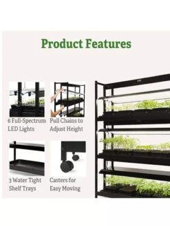 LED SunLite® High Intensity 3-Tier Garden -Gardene Supply Sales 8596024 4