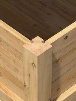 Elevated Cedar Garden Bed, 2' X 4' X 31" -Gardene Supply Sales 8596147 08V tif