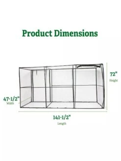 Crop Cage, 4' X 12' -Gardene Supply Sales 8596540 2