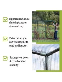 Crop Cage, 4' X 12' -Gardene Supply Sales 8596540 4
