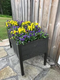 Eco-Stained Elevated Planter Box, 2'x4' -Gardene Supply Sales 8596759 01CUST 1
