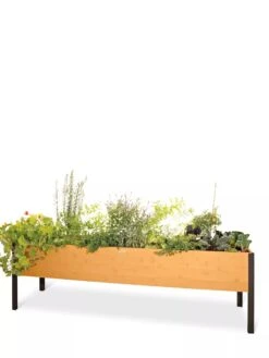 Eco-Stained Elevated Planter Box, 2'x8' -Gardene Supply Sales 8596760 101 tif