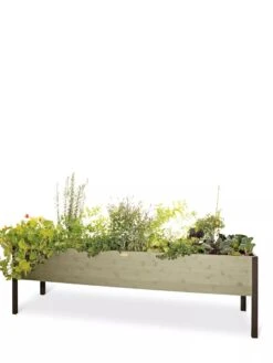 Eco-Stained Elevated Planter Box, 2'x8' -Gardene Supply Sales 8596760 3869 tif