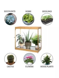 Medium Bamboo LED Grow Light Garden 5 Medium Bamboo LED Grow Light Garden -Gardene Supply Sales 8597883 3