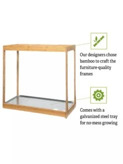 Medium Bamboo LED Grow Light Garden 6 Medium Bamboo LED Grow Light Garden -Gardene Supply Sales 8597883 5