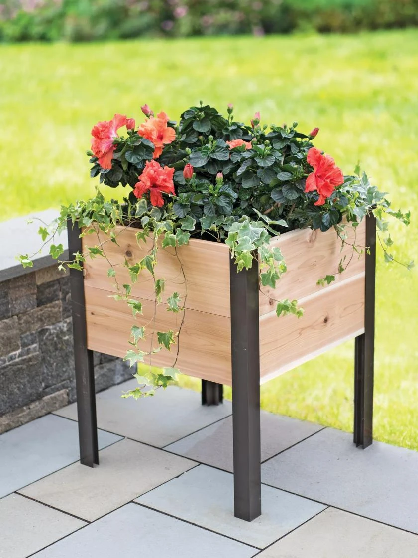 Elevated Cedar Planter Box, 2' x 2' Elevated Cedar Planter Box, 2' X 2' -Gardene Supply Sales 8597991 1022 tif 1