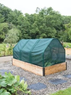 3-Season Plant Protection Tent, 4' X 8' 2 3-Season Plant Protection Tent, 4' X 8' -Gardene Supply Sales 8598282 0213 three season garden protection tent 4x8 tif