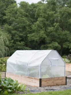 3-Season Plant Protection Tent, 4' X 8' 4 3-Season Plant Protection Tent, 4' X 8' -Gardene Supply Sales 8598282 0234 tif