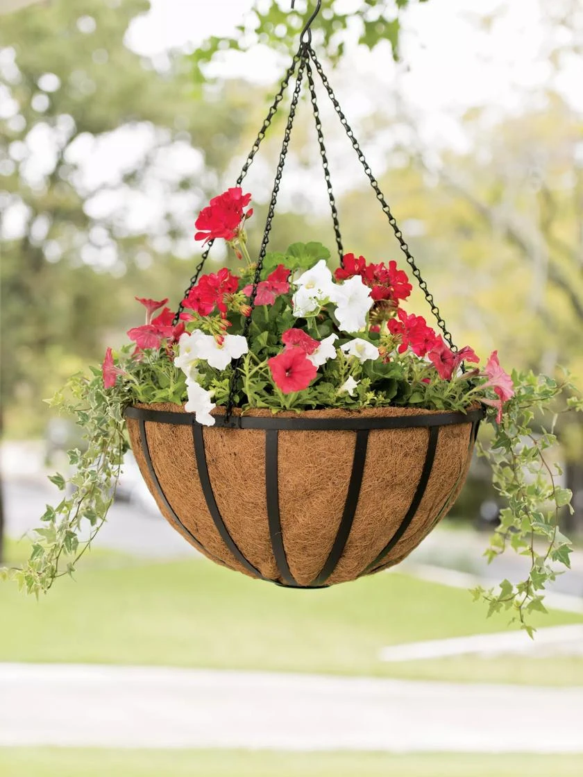 AquaSav™ Oxford Hanging Basket, 20" AquaSav™ Oxford Hanging Basket, 20" -Gardene Supply Sales 8598380 8749 tif