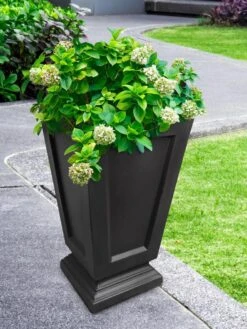 Kensington Self-Watering Tall Patio Planter, 25" 2 Kensington Self-Watering Tall Patio Planter, 25" -Gardene Supply Sales 8598549 01V tif